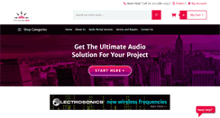 Desktop Screenshot of pro-sound.com